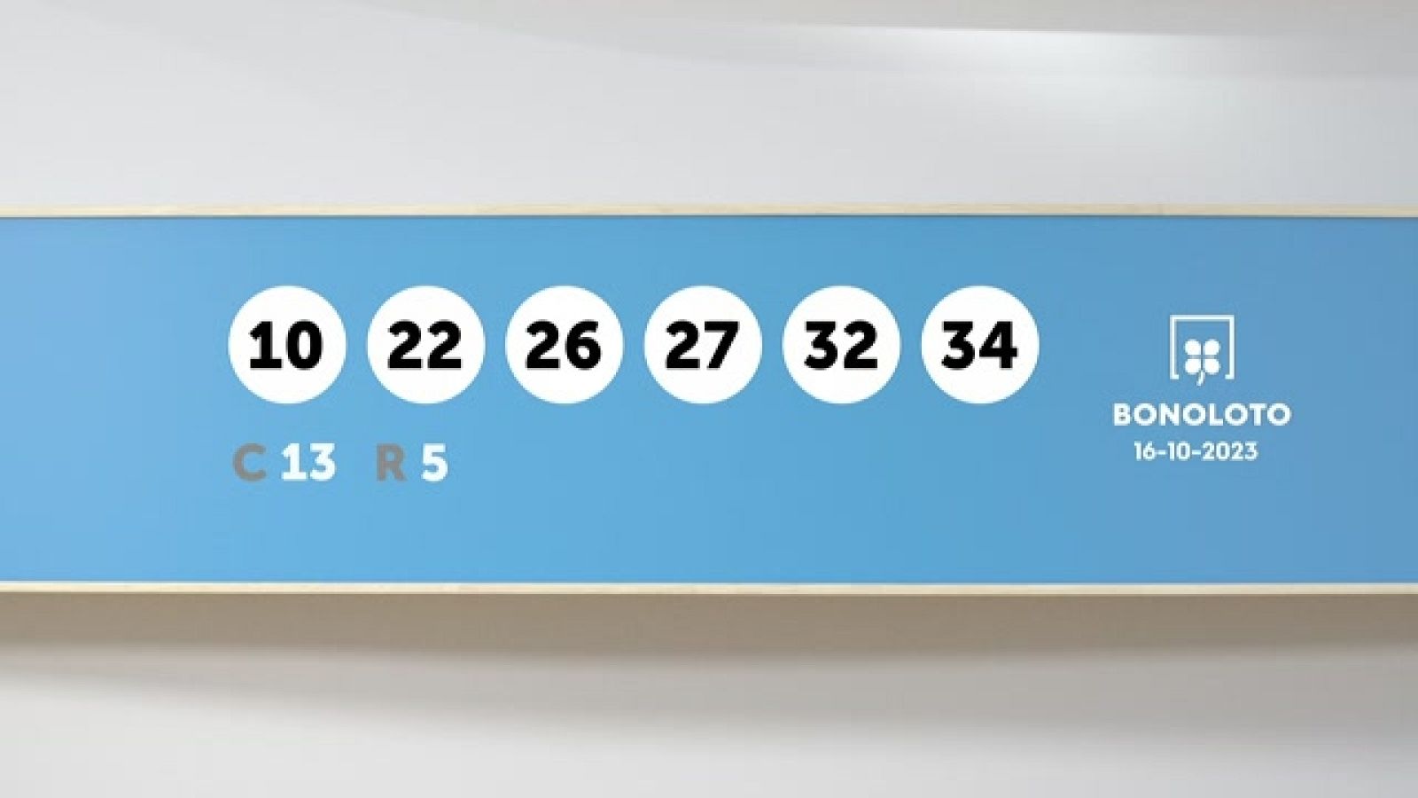 Sorteo de la Lotería Bonoloto del 16/10/2023 - Ver ahora