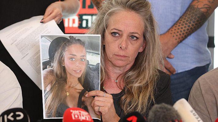 Telediario 2 - Mia Shem, la joven francesa que pone rostro a los 199 secuestrados por Hamás