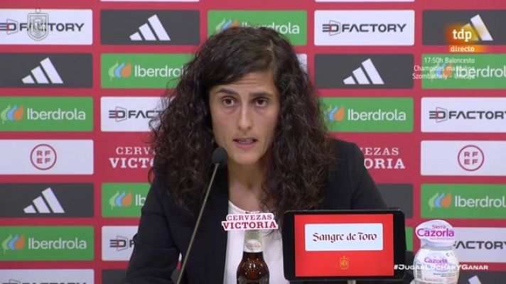Fútbol - Montse Tomé: "No hemos sabido nada nuevo de Mapi y Patri"