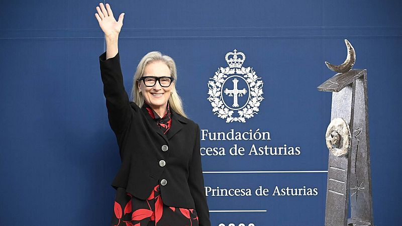 Meryl Streep, la gran protagonista en su llegada a Oviedo para recibir el Premio Princesa de Asturias de las Artes