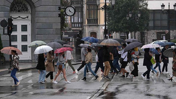 El tiempo - Lluvias y vientos fuertes en amplias zonas de la península con la nueva borrasca Aline