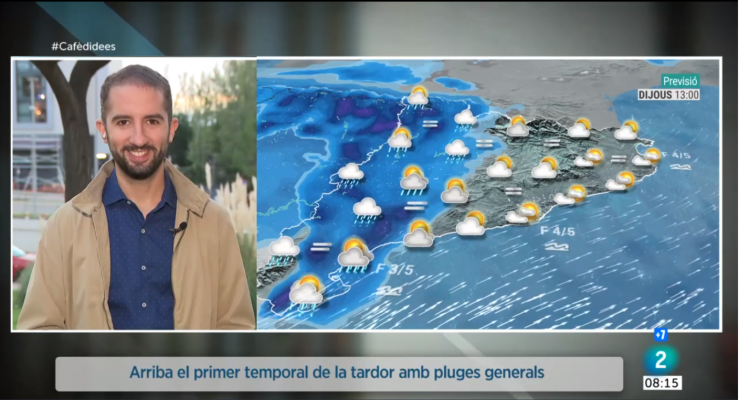 El temps - Arriba el primer temporal de la tardor: pluja, vent i onatge