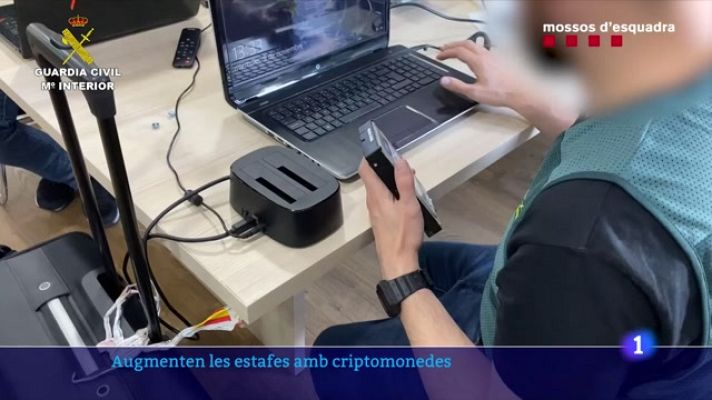 L'Informatiu - Es disparen un 30% les estafes amb criptomonedes