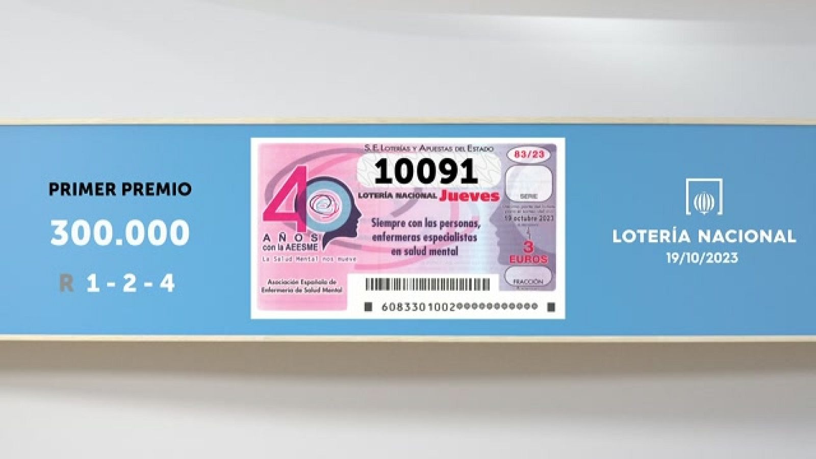 Sorteo de la Lotería Nacional del 19/10/2023 - Ver ahora