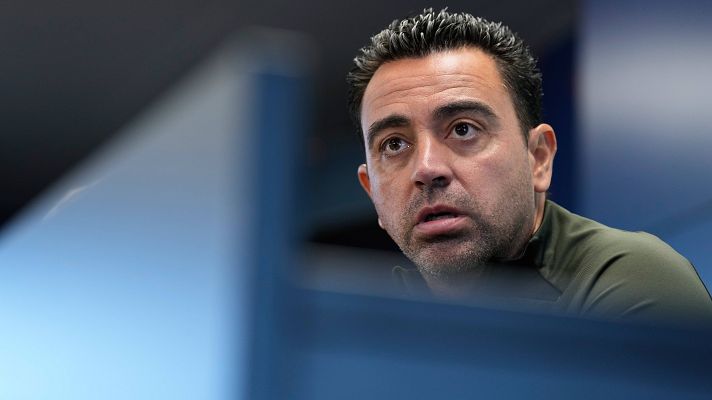 Telediario 1 - Xavi defiende que el "madridismo sociológico" explica la imputación de Laporta