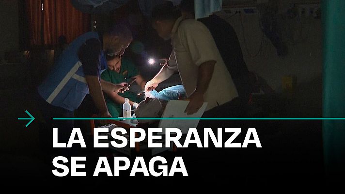 Modo Digital - Israel-Gaza: Operan con la linterna del móvil ante la falta de combustible