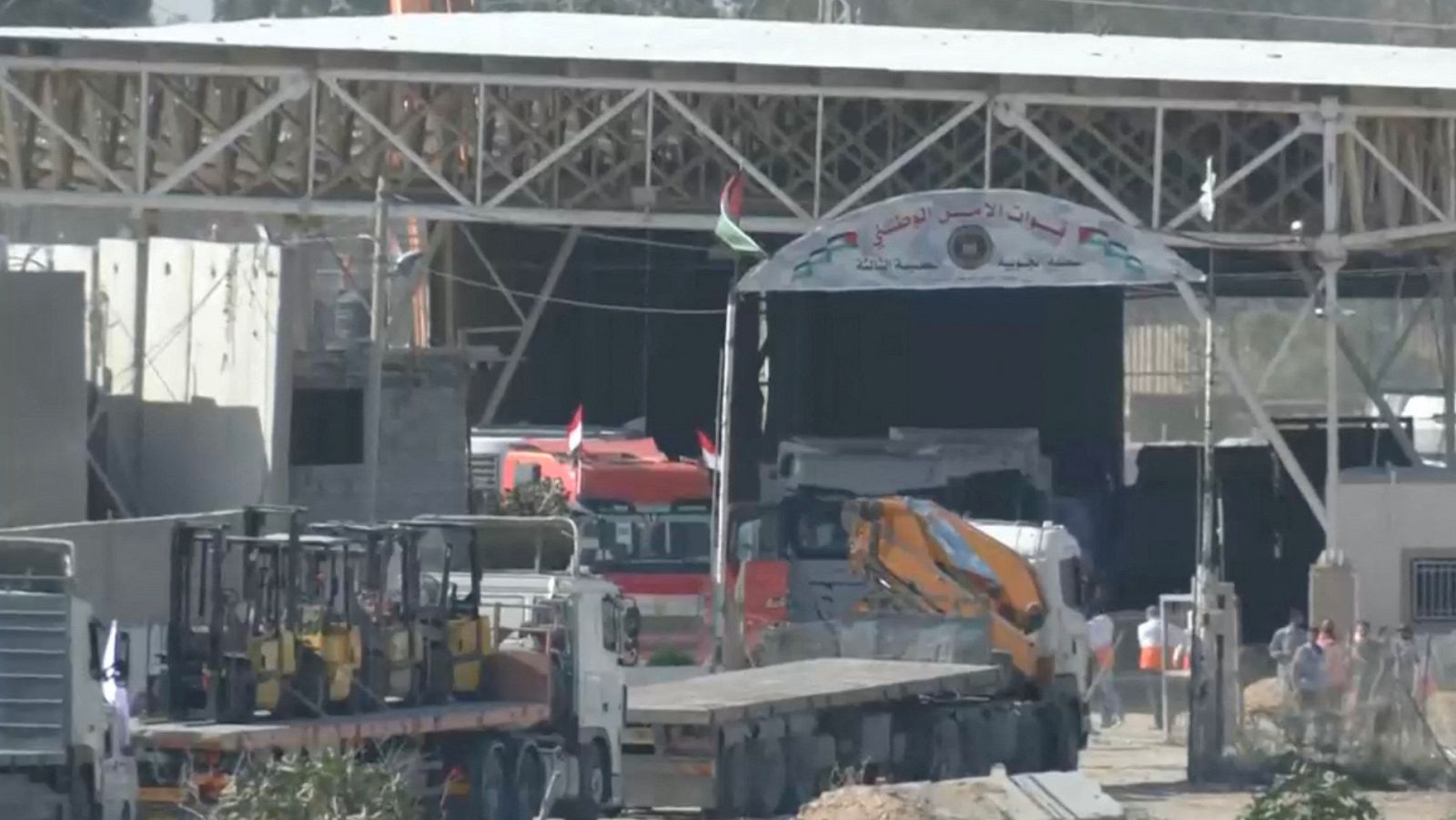 Abre el paso de Ráfah para la entrada de ayuda humanitaria a Gaza