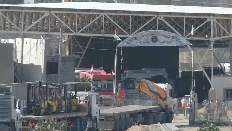 Abre el paso de Ráfah para la entrada de ayuda humanitaria a Gaza