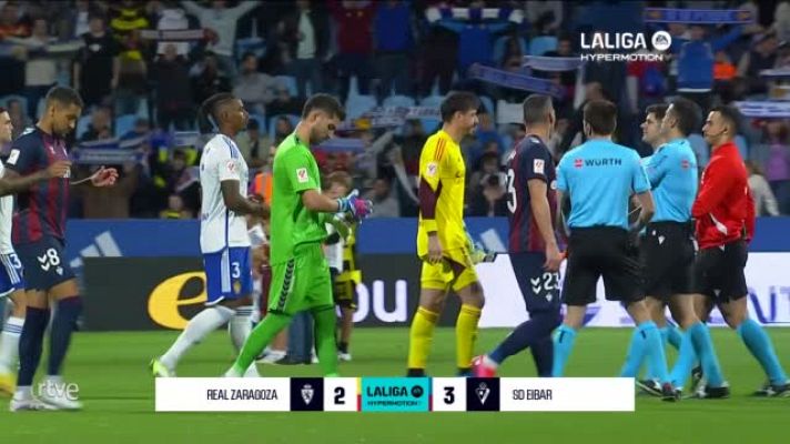 Resúmenes de LaLiga - Zaragoza - Eibar: resumen del partido de la 12ª jornada