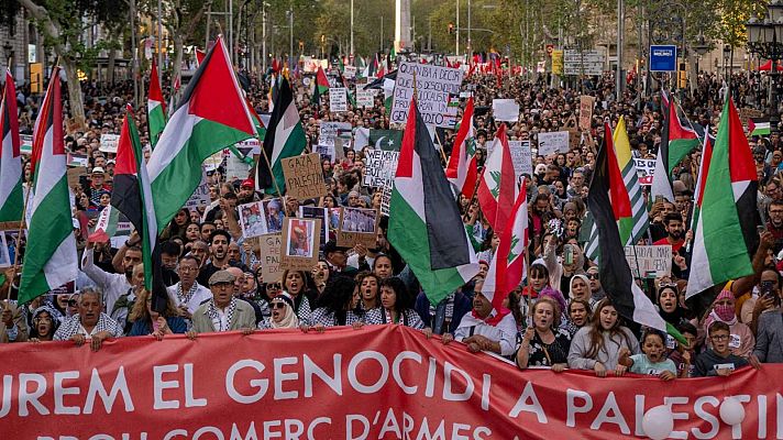 Fin de semana 24h - Miles de personas se manifiestan en Europa a favor de Palestina