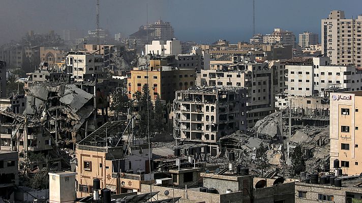 Telediario Fin de Semana - El coordinador de la colonia española en Gaza, testigo de la destrucción: "Han sido atacados todos los lugares civiles"