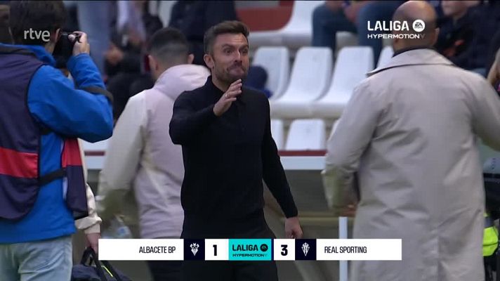 Resúmenes de LaLiga - Albacete - Sporting: resumen del partido de la 12ª jornada