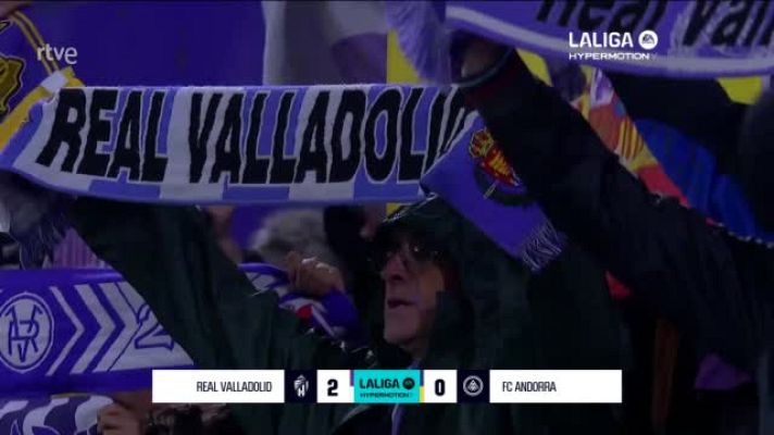Resúmenes de LaLiga - Valladolid - Andorra: resumen del partido de la 12ª jornada