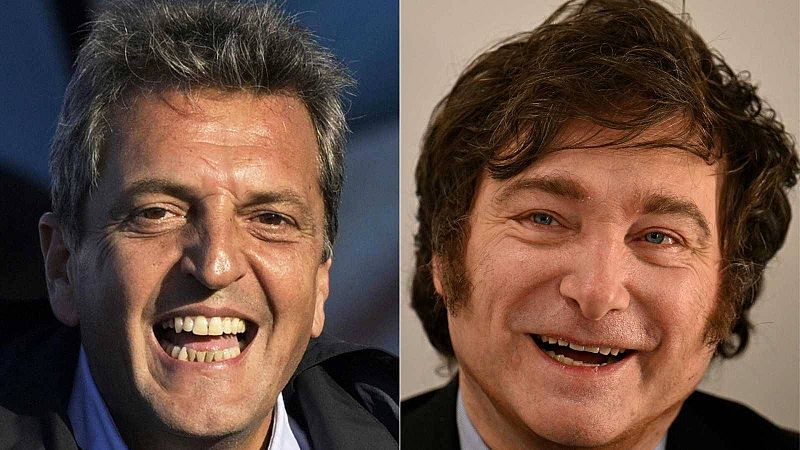 Massa y Milei intentan ganar alianzas desde la misma noche electoral tras la primera vuelta
