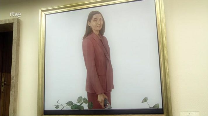 Parlamento - Pilar Llop en la galería de presidentes del Senado