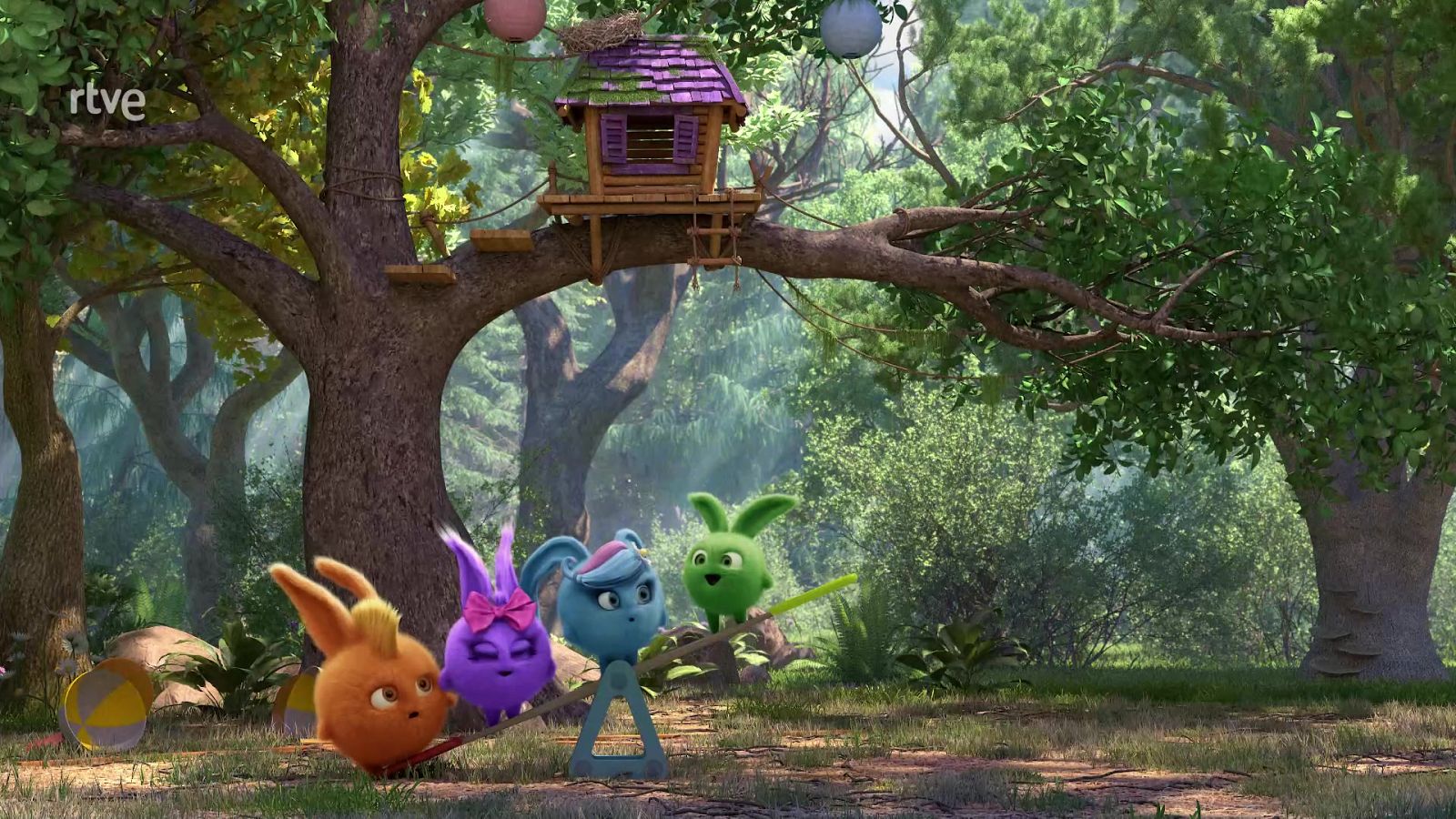 La casa del árbol - Las aventuras de Sunny Bunnies | Ver
