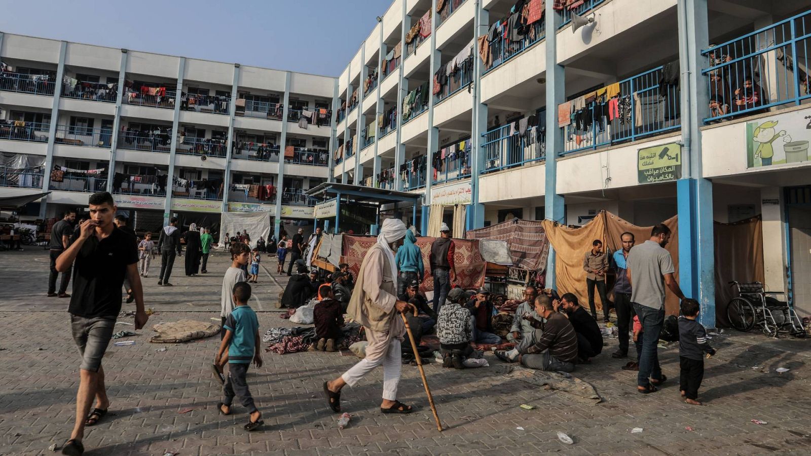 Miles de evacuados en la zona fronteriza con Líbano