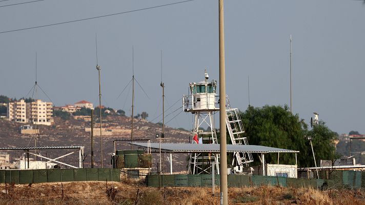 Telediario 2 - La amenaza de Hizbulá vacía los pueblos del norte del Líbano