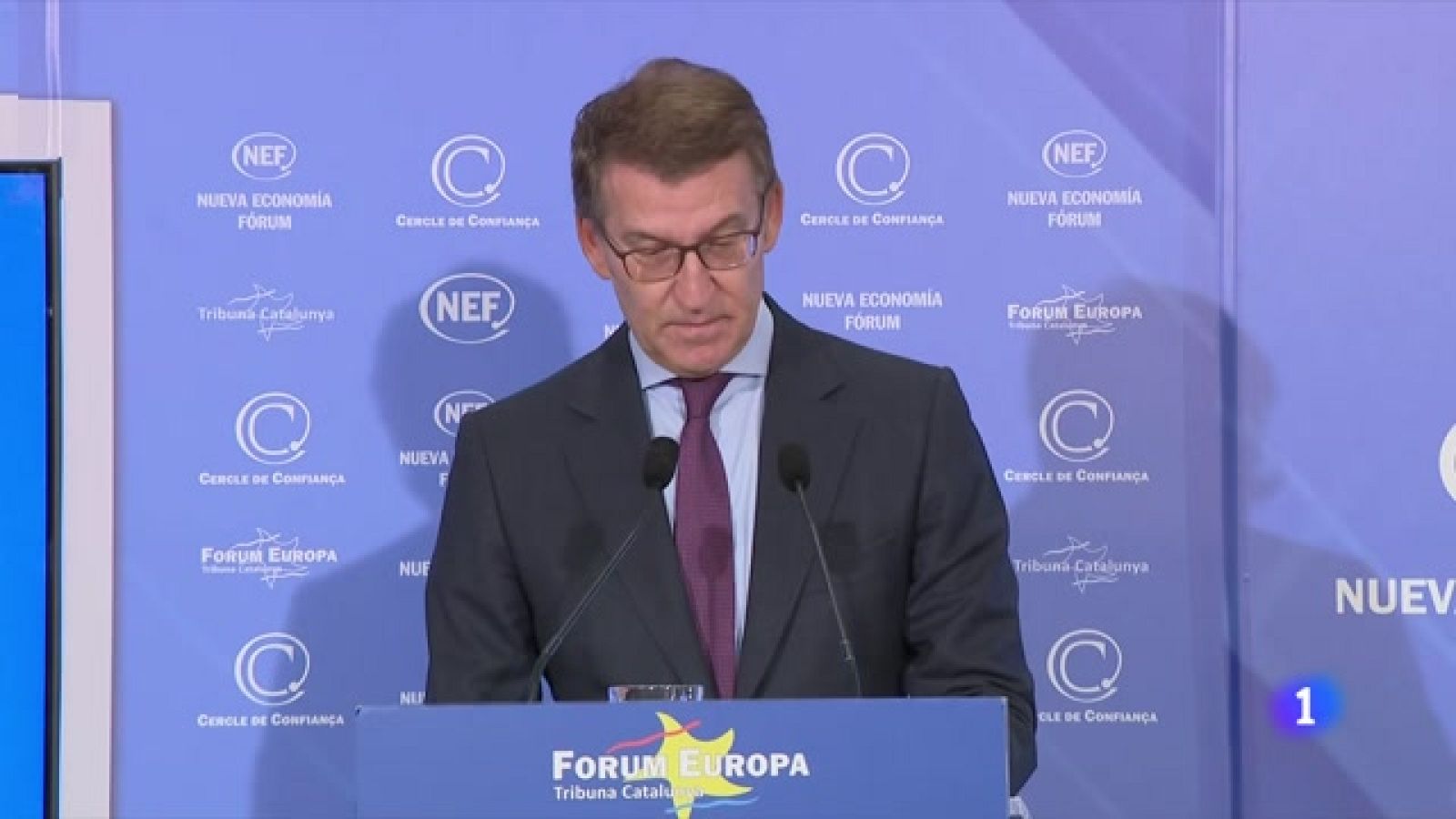 Feijóo qualifica de "mascarada" l'acord entre PSOE i Sumar