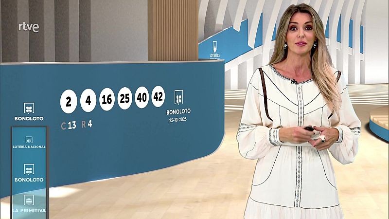 Sorteo de la Bonoloto del 25/10/2023