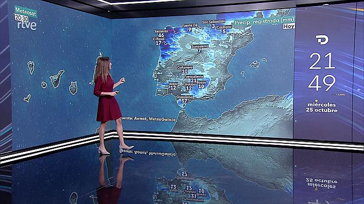 El tiempo - Rachas de viento muy fuerte en Lugo, oeste de Asturias y en las sierras del sureste peninsular