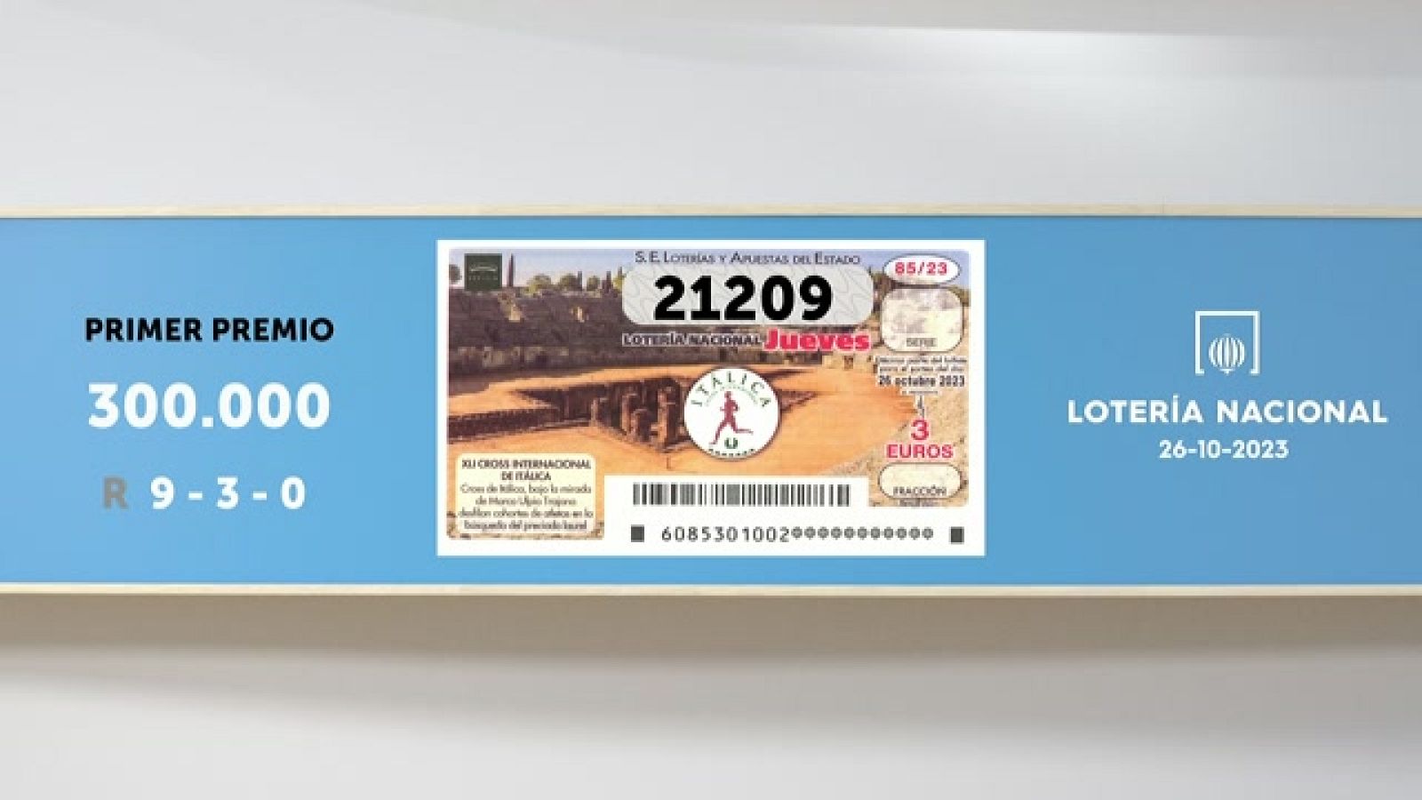 Sorteo de la Lotería Nacional del 26/10/2023 - Ver ahora