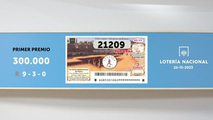 SELAE - Sorteo de la Lotería Nacional del 26/10/2023