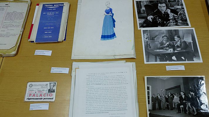 Telediario 2 - El archivo de Fernando Fernán Gomez y Emma Cohen llega a la Filmoteca: 235 cajas con toda una vida