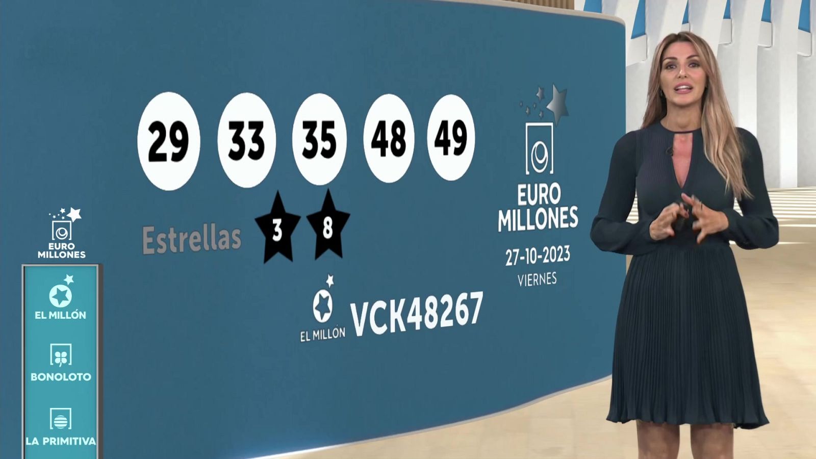Sorteo de la Bonoloto y Euromillones del 27/10/2023 - ver ahora