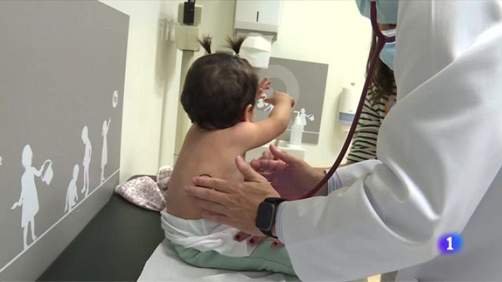 Telediario Fin de Semana - Tosferina, el repunte en España ya está en descenso