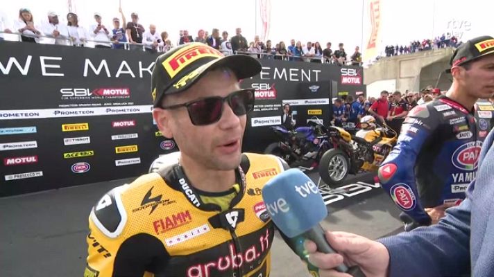 Mundial de Superbike - Bautista: ''He disfrutado como un niño, estaba el trabajo hecho y tocaba disfrutar''