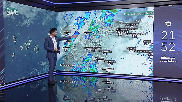 El tiempo - Viento fuerte o con intervalos de viento fuerte en litorales del noroeste y Ampurdán. Rachas muy fuertes en zonas de montaña del extremo norte