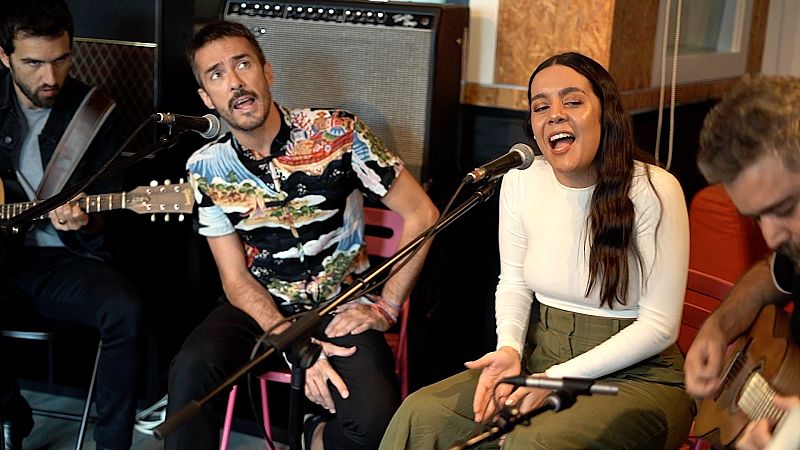 Backline - Vetusta Morla y Valeria Castro; grabando en el local - 31/10/2023