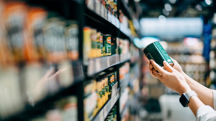 Telediario 1 - Sube la compra de marca blanca por la inflación: "Para mí, es mucho más asequible"