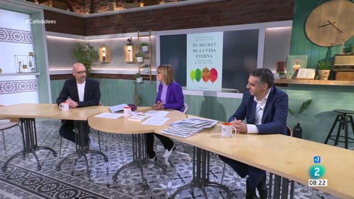 Cafè d'idees - Cafè d'idees - Salvador Macip i Manel Esteller presenten el llibre 'El secret de la vida eterna'