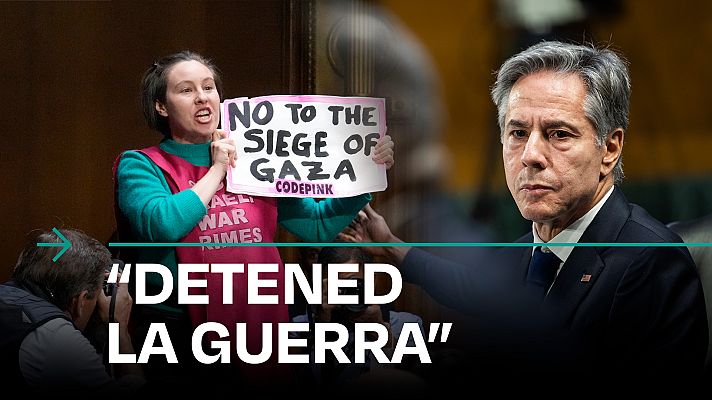 Modo Digital - EE.UU.: Manifestantes interrumpen a Blinken en el Senado para pedir un alto el fuego en Gaza