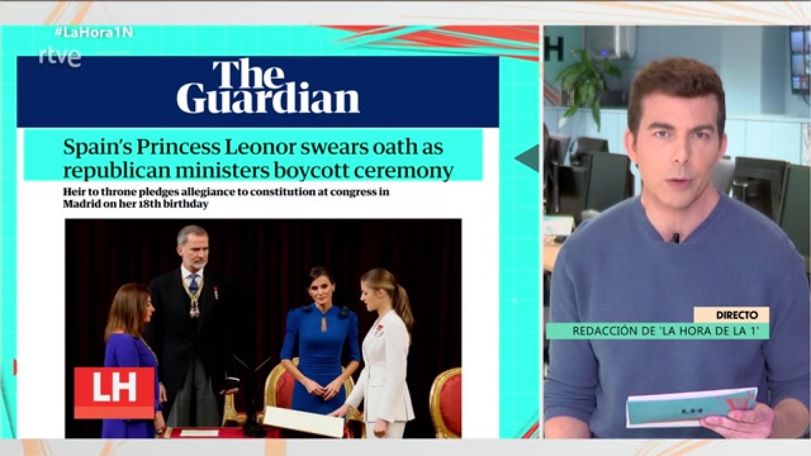 La hora de La 1 - 01/11/23 - ver ahora