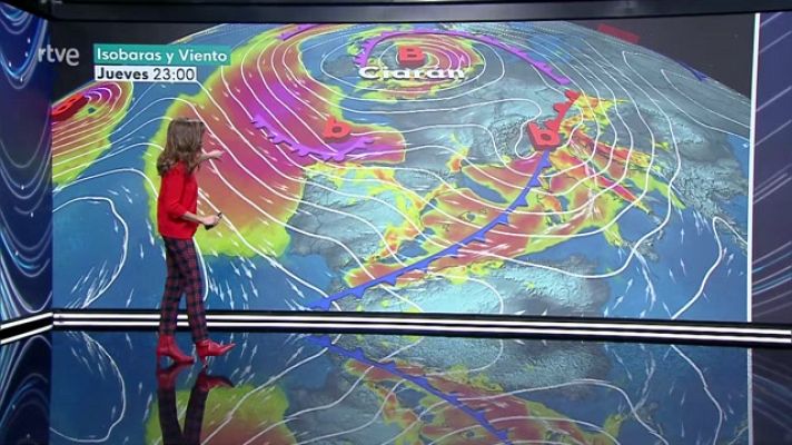 El tiempo - Precipitaciones localmente fuertes o persistentes en áreas del noroeste peninsular