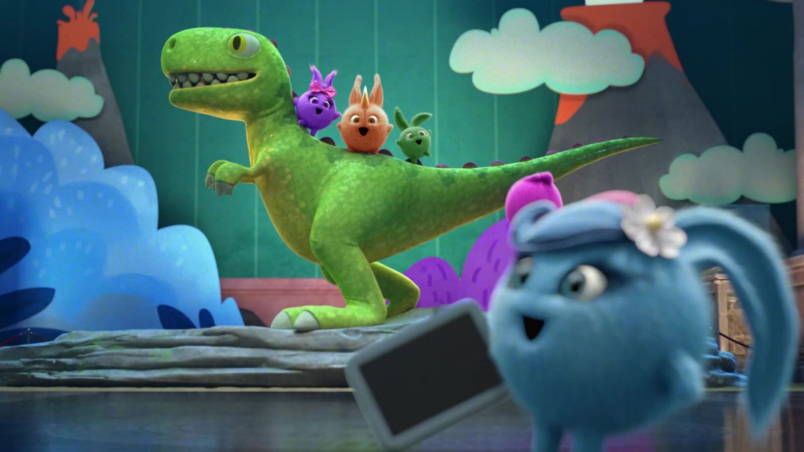 Cuidado con el dinosaurio - Las aventuras de Sunny Bunnies | Ver
