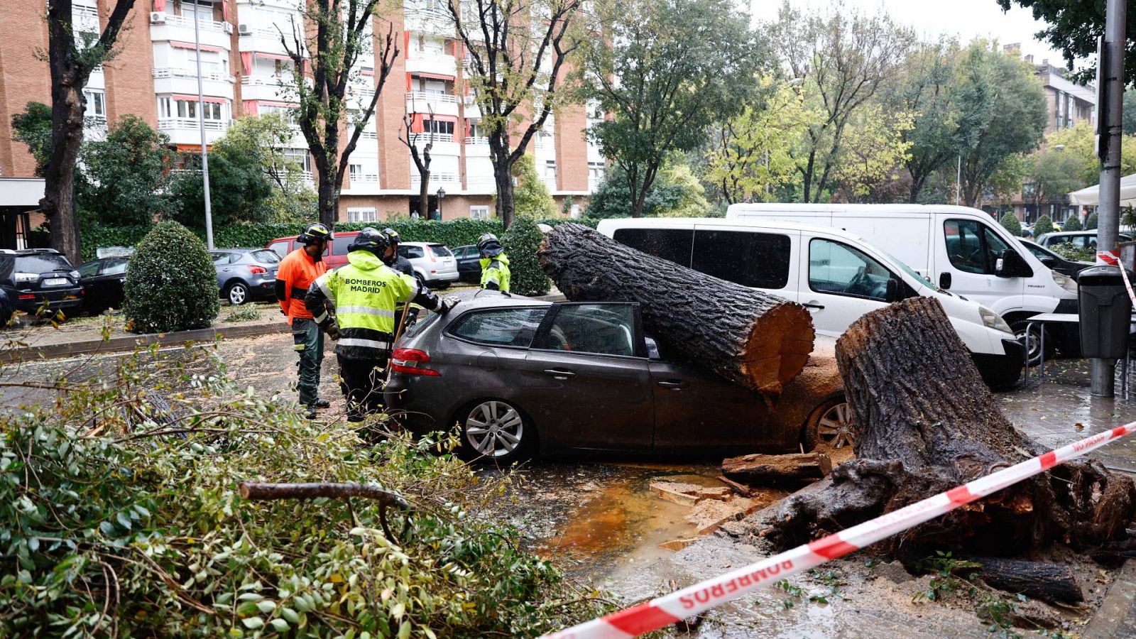 La borrasca Ciarán mantiene en alerta a casi toda España tras dejar incidencias de transporte y árboles caídos