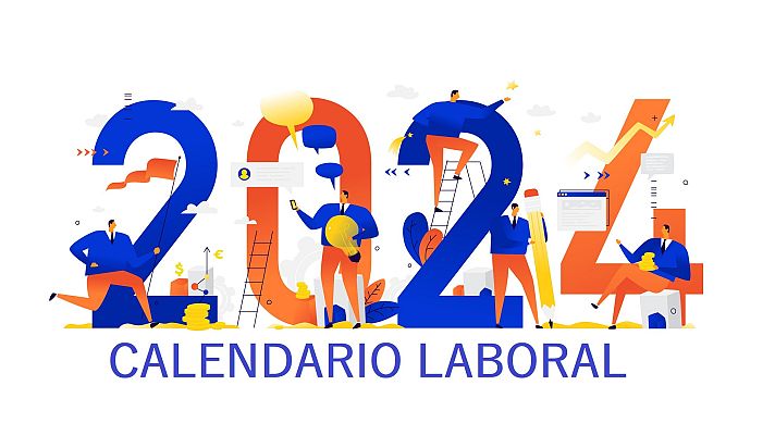 Aquí hay trabajo - Calendario de festivos para 2024