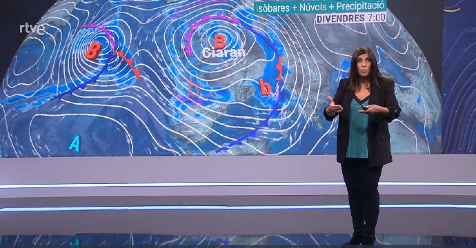 El Temps (02/11/2023) - Borrasca Ciarán: pluja, neu, vent, mala mar i fresca