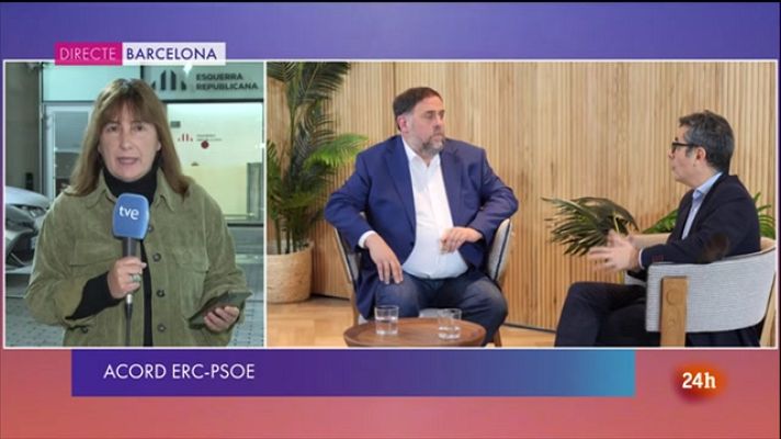 L'Informatiu - ERC i PSOE tanquen un acord global per la investidura