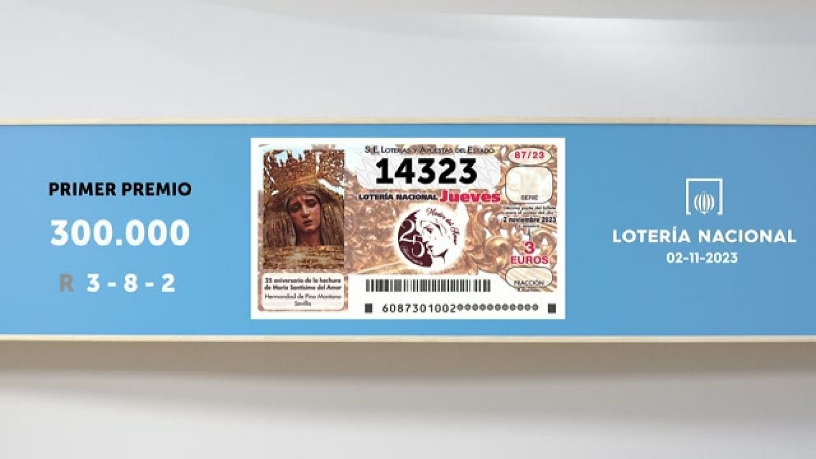 Sorteo de la Lotería Nacional del 02/11/2023 - Ver ahora