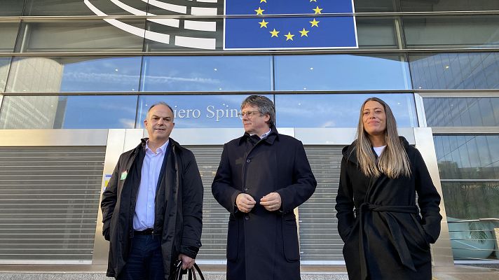 Telediario 1 - Junts mantiene el bloqueo a la investidura de Sánchez y no hay acuerdo sobre amnistía