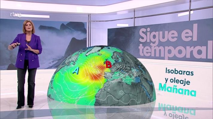 El tiempo - Intervalos de viento fuerte en los tercios norte y este peninsulares y en Baleares