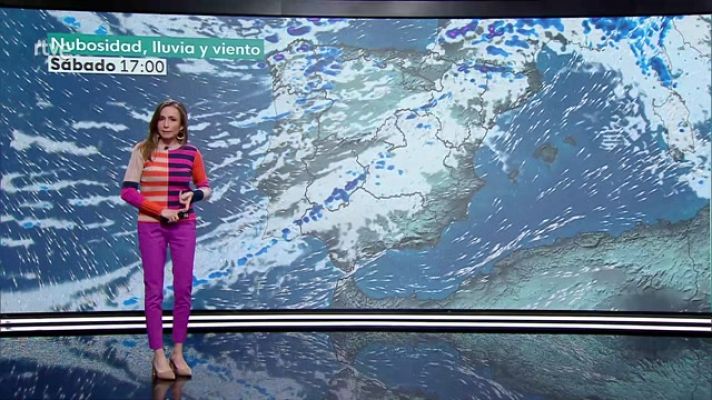 El tiempo - Precipitaciones localmente persistentes en el oeste de Galicia