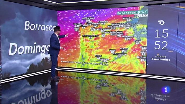 El tiempo - Precipitaciones persistentes o localmente fuertes en Galicia, cordillera Cantábrica y Pirineo central