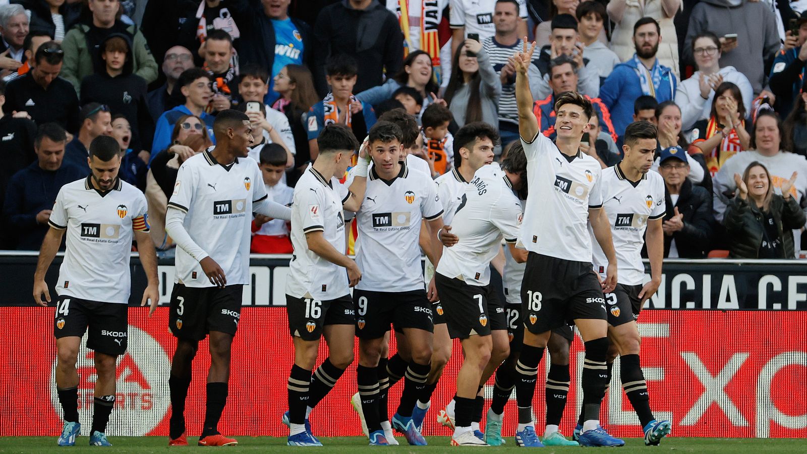 Valecia - Granada: resumen del partido de la 12ª jornada  - ver ahora