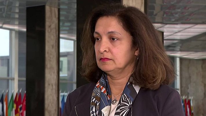 Informativo 24h - Entrevista de TVE a Uzra Zeya, subsecretaria de EE.UU. para la Seguridad Civil, la Democracia y los Derechos Humanos